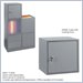 Safco Mixx Cabinet Cube with Locking Door in Silver