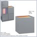 Safco Mixx Cube File Tub in Silver