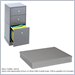Safco Mixx Cube Single Base in Silver