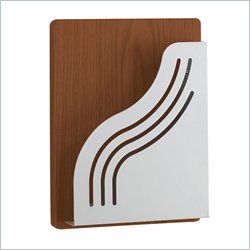 Safco Wave Cherry Magazine Pocket