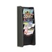 Safco 5-Pocket Black Leather Look Magazine Rack