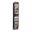 ADD TO YOUR SET: Safco 10-Pocket Black Onyx Magazine Rack