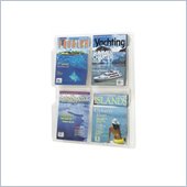 Safco Reveal 4 Magazine Display