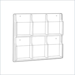 Safco Reveal 6 Booklet Display