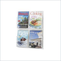Safco Clear2c Magazine and Pamphlet Displays