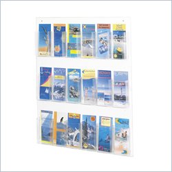 Safco Clear2c 18 Pamphlet Display