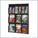 Safco Expose Mahogany/Black 6 Pamphlet 6 Magazine Display