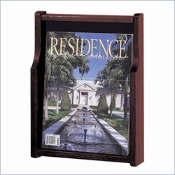 Safco Expose Mahogany/Black 1 Magazine Display