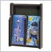 Safco Expose Mahogany/Black 2 Pamphlet Display