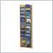 Safco Expose Wood Staggered 20-Pamphlet Display Unit