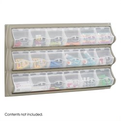 Safco Grey 18 Pocket Panel Bins