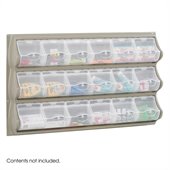Safco Grey 18 Pocket Panel Bins