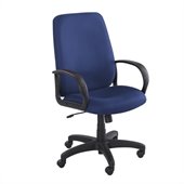 Safco Poise Blue Executive High-Back Office Chair