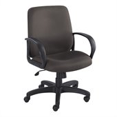 Safco Poise Black Executive Mid-Back Seating