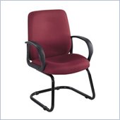 Safco Poise Burgundy Executive Guest Seating with Cantilever Base