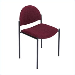 Safco Wicket Burgundy Stacking Chair