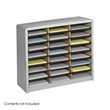 ADD TO YOUR SET: Safco Value Sorter 24 Compartment Flat Files Metal Organizer in Gray