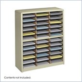 Safco Value Sorter 36 Compartment Flat Files Metal Organizer in Sand