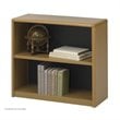 ADD TO YOUR SET: Safco 2-Shelf ValueMate Medium Oak Economy Steel Bookcase