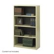 ADD TO YOUR SET: Safco 4-Shelf ValueMate Sand Economy Steel Bookcase