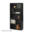 ADD TO YOUR SET: Safco ValueMate 5 Shelf Economy Steel Bookcase in Black