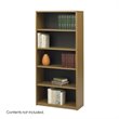 ADD TO YOUR SET: Safco 5-Shelf ValueMate Medium Oak Economy Steel Bookcase