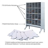 Safco E-Z Sort Additional Mail Organizer Trays (Set of 5)