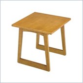 Safco Workspace Urbane Medium Oak Corner Table