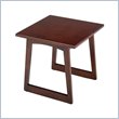 ADD TO YOUR SET: Safco Workspace Urbane Mahogany Corner Table
