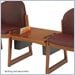 Safco Workspace Urbane Cherry Straight Connecting Table