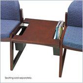 Safco Workspace Urbane Mahogany Straight Connecting Table