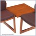 Safco Workspace Urbane Cherry Corner Connecting Table