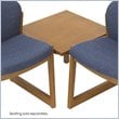 ADD TO YOUR SET: Safco Workspace Urbane Medium Oak Corner Connecting Table