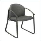 Safco Workspace Forge Collection Black Single Chair with Arms