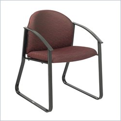 Safco Workspace Forge Collection Burgundy Single Chair with Arms