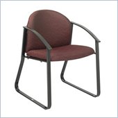 Safco Workspace Forge Collection Burgundy Single Chair with Arms