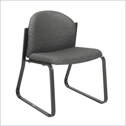 Safco Workspace Forge Collection Black Single Chair with no Arms