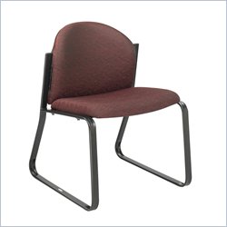 Safco Workspace Forge Collection Burgundy Single Chair with no Arms