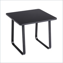 Safco Workspace Forge Collection Steel Black End Table Best Price