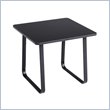 ADD TO YOUR SET: Safco Workspace Forge Collection Steel Black Corner Table