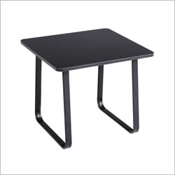Safco Workspace Forge Collection Steel Black Corner Table