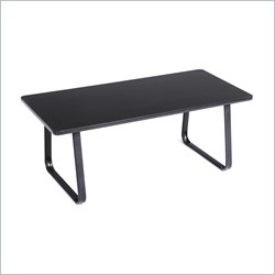Safco Workspace Forge Collection Rectangular Steel Black Coffee Table Best Price