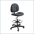 Safco Intern Grey Mid Back Stool