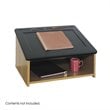 ADD TO YOUR SET: Safco Medium Oak Tabletop Lectern