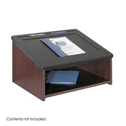 Safco Mahogany Tabletop Lectern
