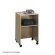 ADD TO YOUR SET: Safco Medium Oak Lectern Podium Base/Media Cart