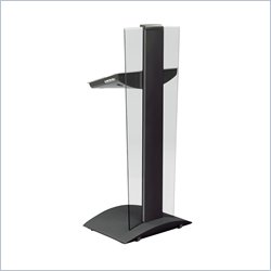Safco Rumba Black Height Adjustable Lectern Podium
