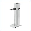 Safco Rumba Silver Height Adjustable Lectern Podium