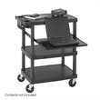 ADD TO YOUR SET: Safco Black Multimedia Projector Cart