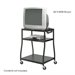 Safco Black Steel Wide-Body Cart 44" High